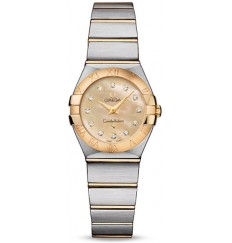 Omega Constellation Polished Quartz Mini 123.20.24.60.57.001 replica watch