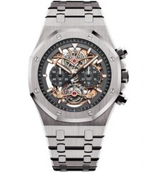 Audemars Piguet Royal Oak Tourbillon Chronograph Openworked Titanium 26347TI.OO.1205TI.01 watch replica