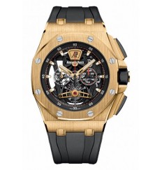 Replica Audemars Piguet Royal Oak Offshore Tourbillon Chronograph Gold 26407BA.OO.A002CA.01