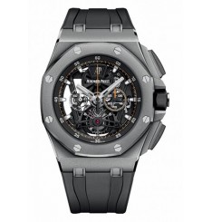 Replica Audemars Piguet Royal Oak Offshore Tourbillon Chronograph Titanium 26407TI.GG.A002CA.01