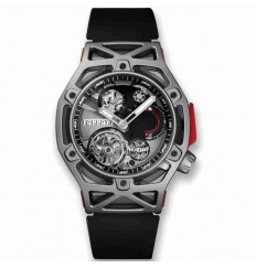 Hublot Techframe Ferrari Tourbillon Chronograph Titanium 45mm 408.NI.0123.RX