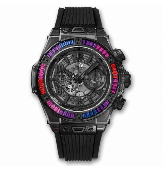 Hublot Big Bang Unico All Black Sapphire Galaxy 45mm 411.JB.4901.RT.4098 replica