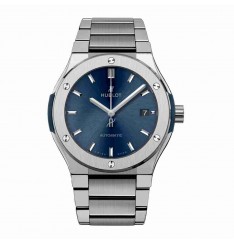 Hublot Classic Fusion Blue Titanium Bracelet 45mm 510.NX.7170.NX replica