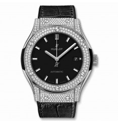 Hublot Titanium Pav&eacute 45mm Classic Fusion Diamondes 511.NX.1171.LR.1704 Replica