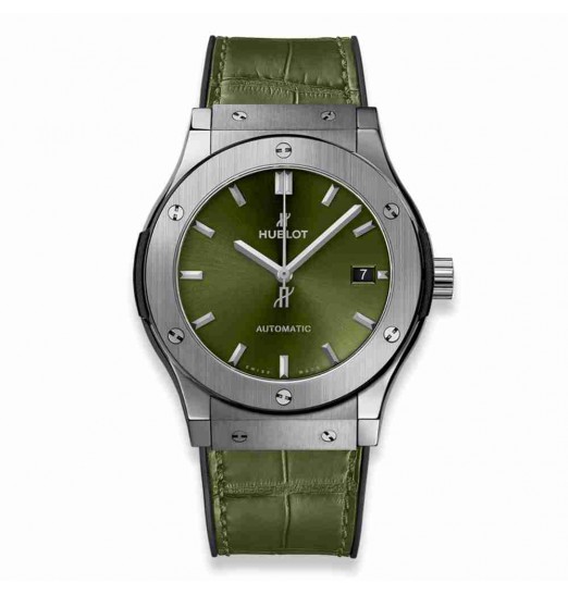 Hublot Classic Fusion Green Titanium 45mm 511.NX.8970.LR replica