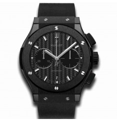 Replica Hublot Black Magic 45mm Classic Fusion Ceramic chronograph 521.CM.1771.RX