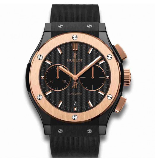 Hublot Ceramic King Gold 45mm Classic Fusion chronographs 521.CO.1781.RX watch replica