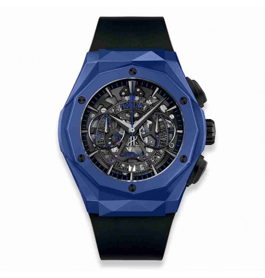 Hublot Classic Fusion Aerofusion Chronograph Orlinski Blue Ceramic 45mm 525.EX.0179.RX.ORL18 Replica