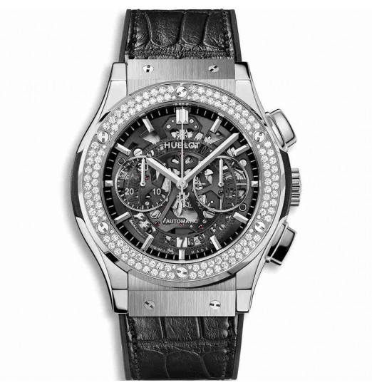 Hublot Classic Fusion Aerofusion Titanium Diamonds 45mm 525.NX.0170.LR.1104 fake