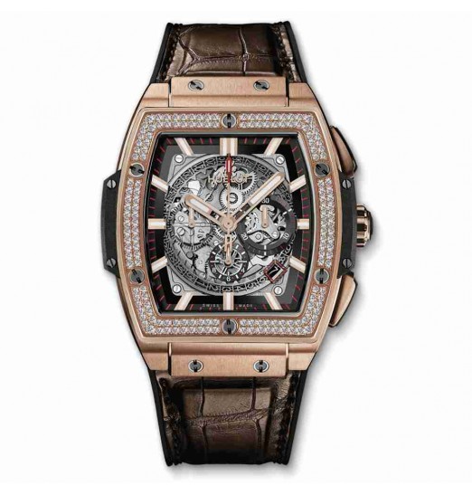 Hublot Spirit Of Big Bang King Gold Diamonds 601.OX.0183.LR.1104 Replica