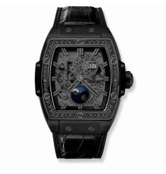 Replica Hublot Spirit Of Big Bang Moonphase All Black DIamonds 42mm 647.CI.1110.LR.1200