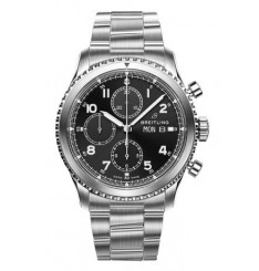 Breitling Navitimer 8 Chronograph Black Dial Steel Bracelet A13314101B1A1 watch replica