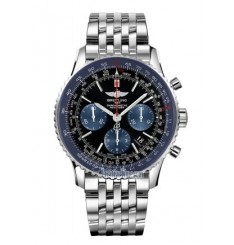 Replica Breitling Navitimer 01 Limited Blue Edition Stainless Steel Mens AB012116/BE09