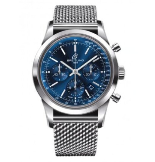 Replica Breitling Transocean Chronograph Limited Edition Stainless Steel AB015112/C860/154A