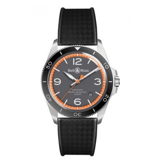 Replica Bell & Ross Vintage BR V2-92 Mens BRV292-ORA-ST/SRB