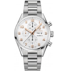 TAG Heuer Carrera Silver Dial Mens Chronograph watch replica