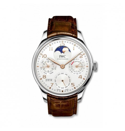 Replica IWC Portugieser Perpetual Calendar Single Moon Stainless Steel Shanghai IW503307