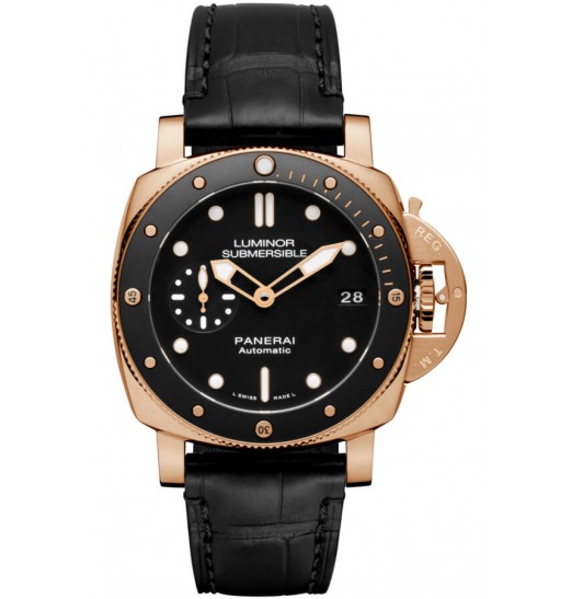 Replica Panerai Luminor Submersible 1950 3 Days Automatic Oro Rosso 42mm PAM00684