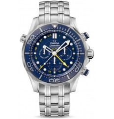 Replica Omega Seamaster 300 M GMT Chronograph 212.30.44.52.01.001