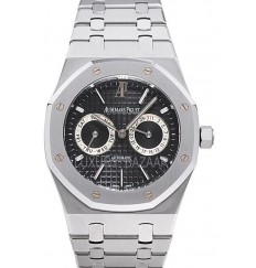 Audemars Piguet Royal Oak Day-Date, Black Dial - Stainless Steel on Bracelet 26330.ST.OO.1220ST.01 replicas