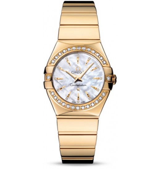 Omega Constellation Polished Quartz Small 123.55.27.60.55.008 replicas