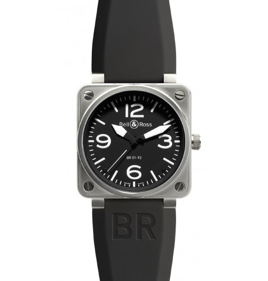 Bell & Ross Automatic 46mm Mens BR 01-92 STEEL fake watch