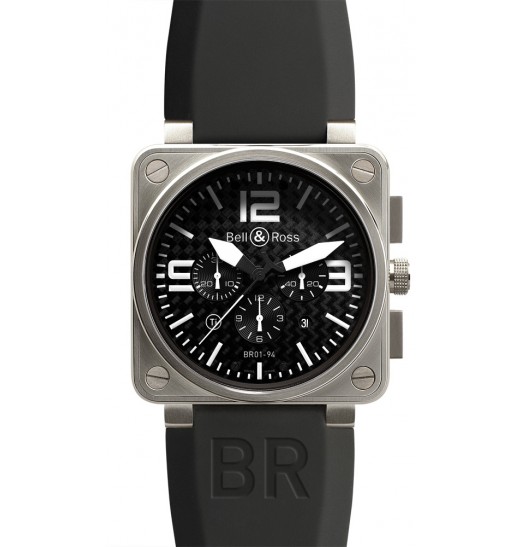 Bell & Ross Chronograph 46mm Mens BR 01-94 TITANIUM replicas