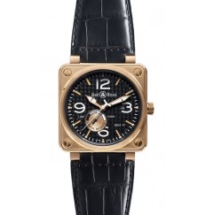 Bell & Ross Power Reserve 46mm Mens BR 01-97 PINK GOLD replica watch