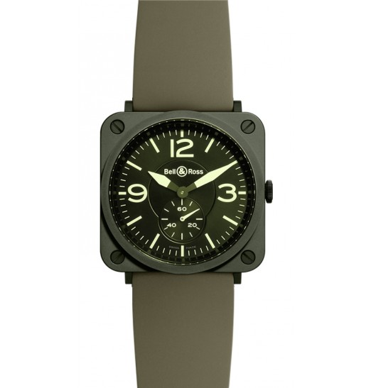 Bell & Ross Ceramic Quartz 39mm Medium BR S MILITARY CERAMIC replica watch