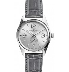 Bell & Ross Vintage Mens BRV 123 Officer Silver replicas