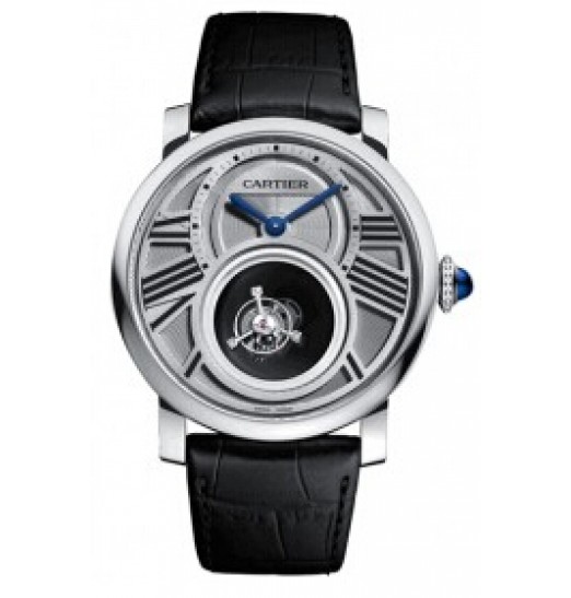 Replica Cartier Rotonde de Cartier Mysterious Double Tourbillon Watch W1556210