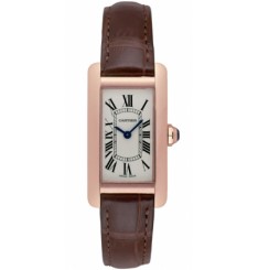 Replica Cartier Tank Americaine Rose Gold Ladies Watch W2607456 