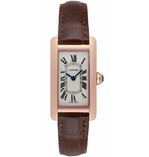 Replica Cartier Tank Americaine Rose Gold Ladies Watch W2607456 