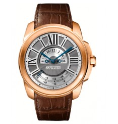 Replica Cartier Calibre De Cartier Multiple Time Zone Watch W7100025 