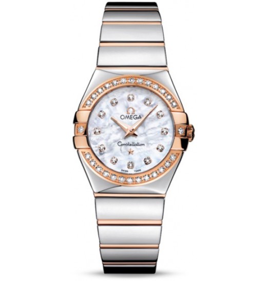 Omega Constellation Polished Quartz Small 123.25.27.60.55.005 replicas