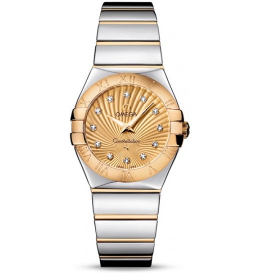 Omega Constellation Polished Quartz Small 123.20.27.60.58.002 fake watch