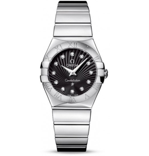 Omega Constellation Polished Quartz Small 123.10.27.60.51.002 replicas